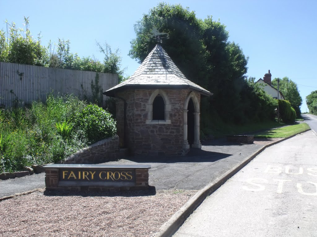 Fairy Cross Bus Stop north by Mike Pinkney