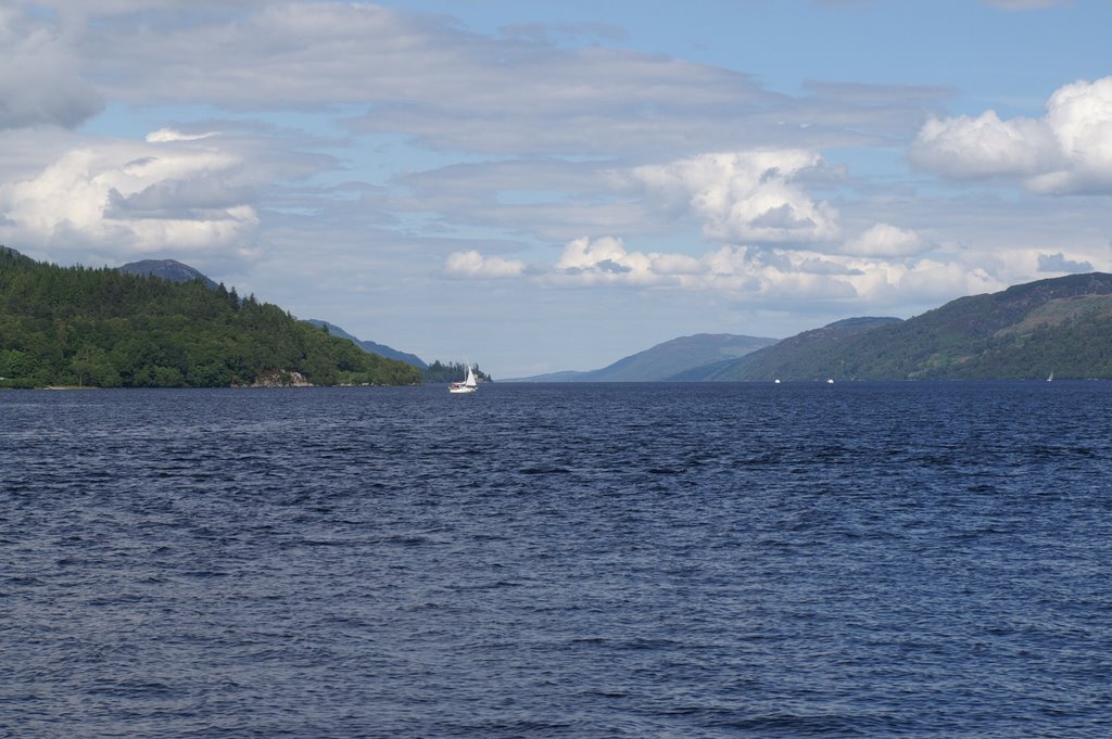 Loch Ness from Caladonian Canal by Rick Sanford