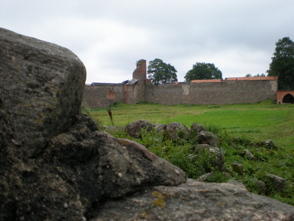 Medininkai Castle Tower by Masla