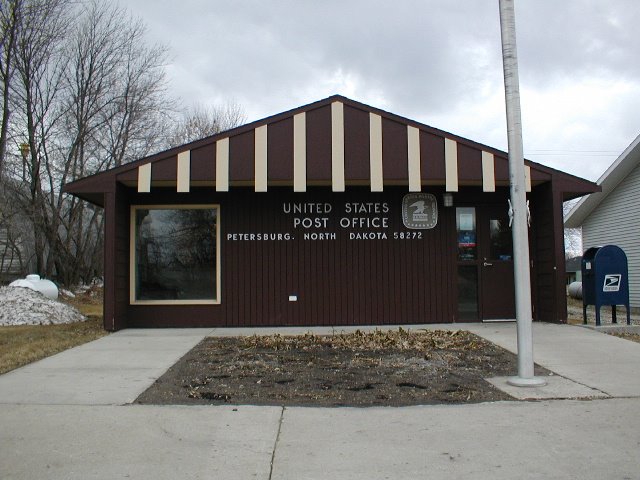 Post office, Petersburg, ND 58272 by matchboxND