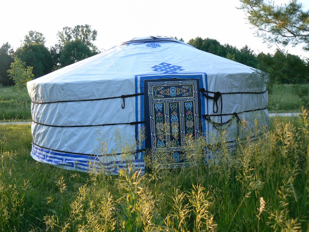 Poppy's yurt at laurel creek by Tim Snider