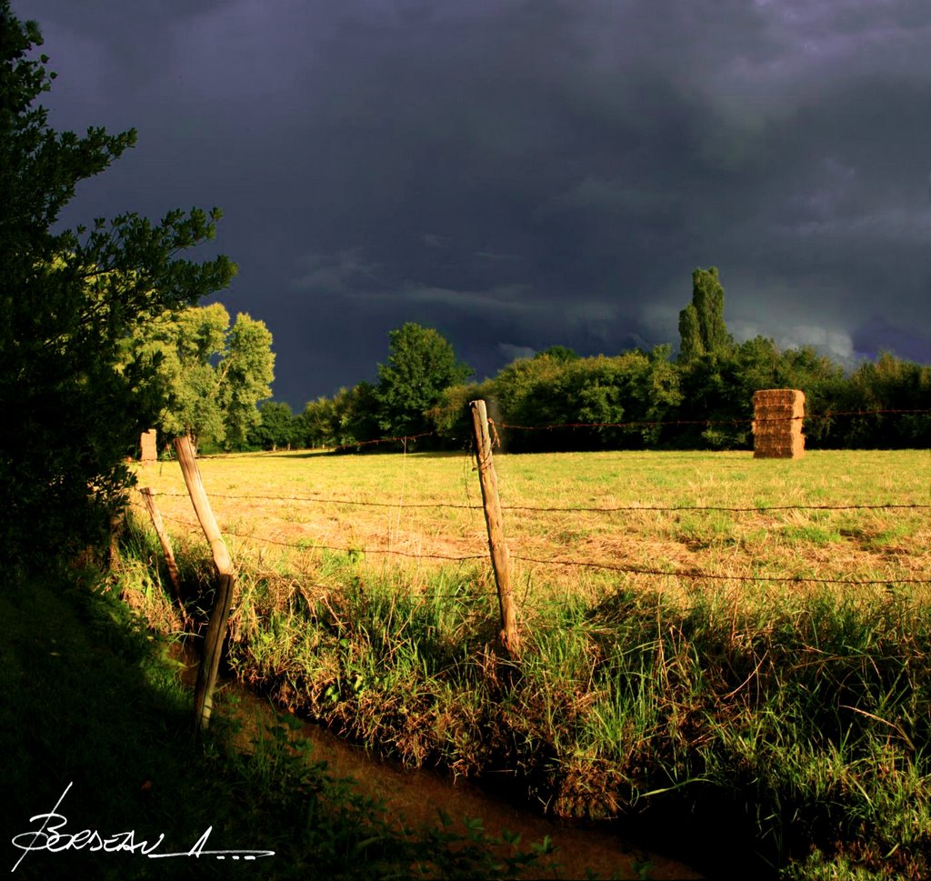 Orage d'été...COULAINES. SARTHE. FRANCE. by BORDEAU Alain.(NO VIEWS!)