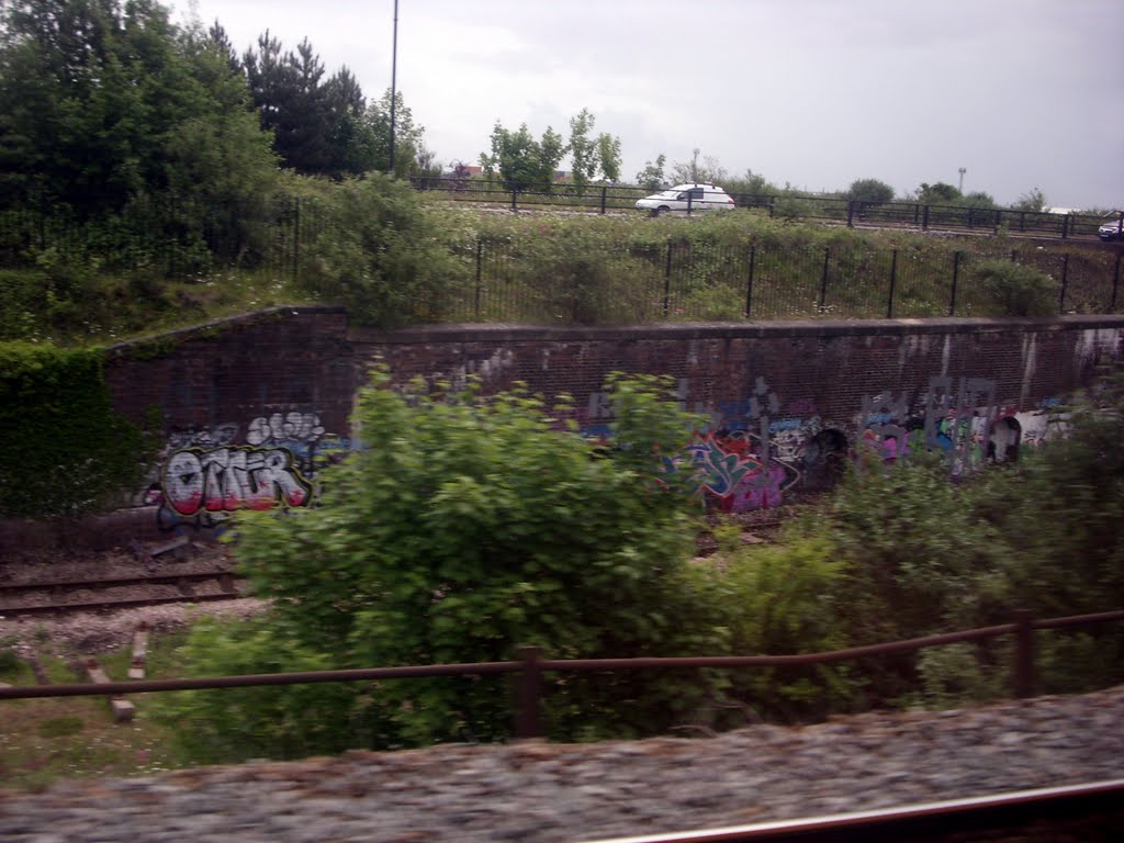 Railway grafitti by muba