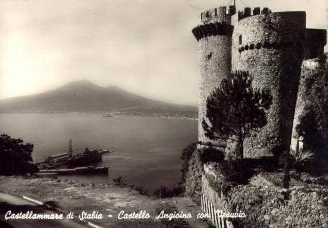 Castello Angioino con Vesuvio by amascolo