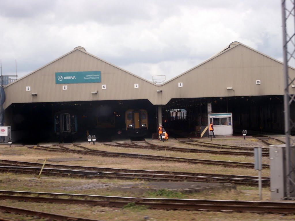 Cardiff Arriva Trains sheds by muba