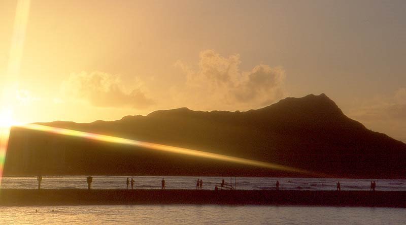 Waikiki, Diamond Head early morning, Hawaii by Jiri Dvorsky