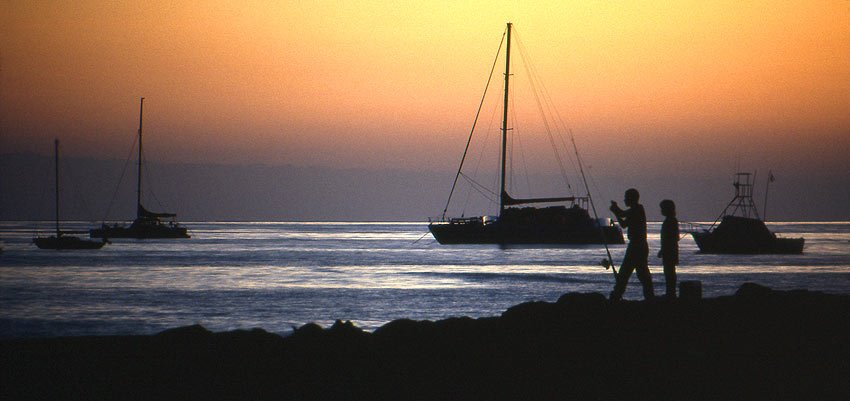 Lahaina sunset, Maui, Hawaii by Jiri Dvorsky