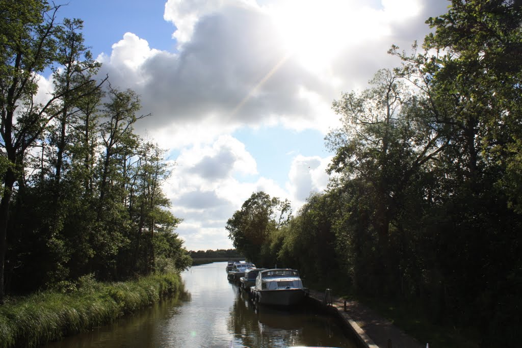 Sutton Broad Moorings by Mark Halliday