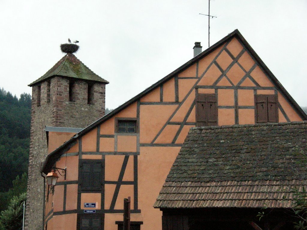 Kaysersberg, Elzas, Frankrijk by reluk & taschke,misp…