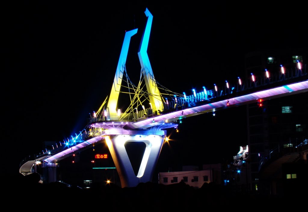 진하 명선교 야경#2, Night view of Bridge, Myeong-seon-gyo / Jih-ha, South Korea by applelike