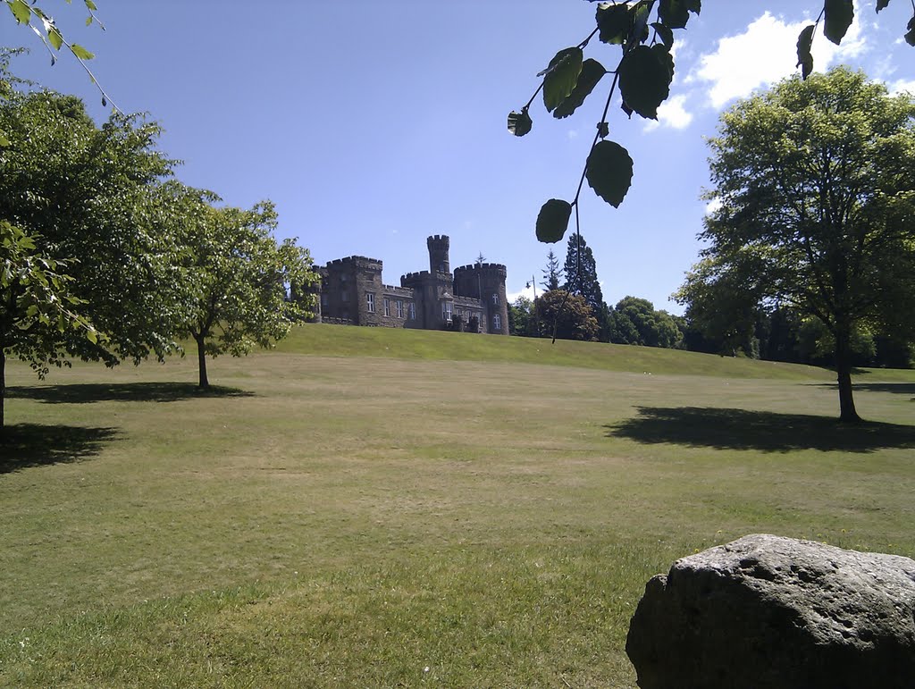 Cyfartha Castle Viewed from the lake by gwynno