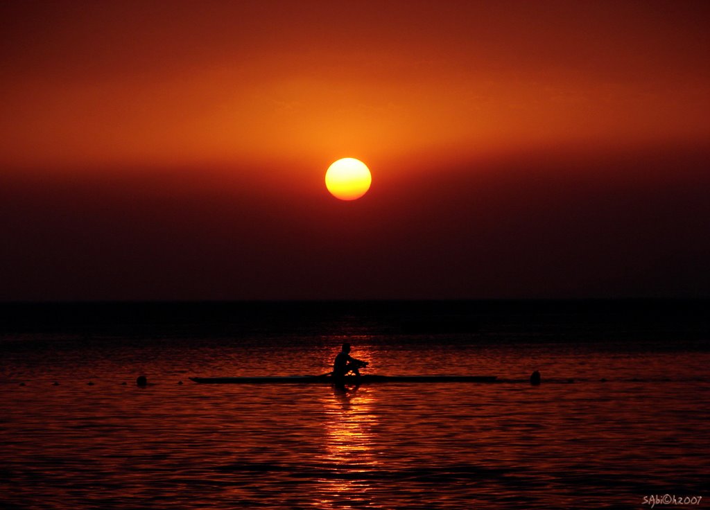 Sunset in Makarska by Shab