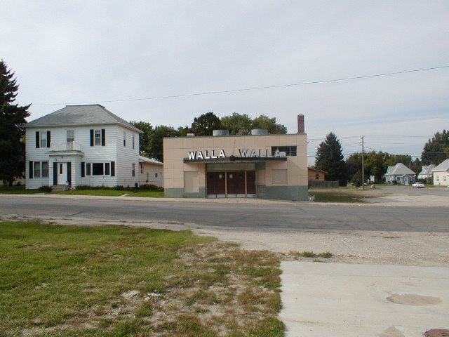 Walla Walla Theater building, Walhalla, ND by matchboxND