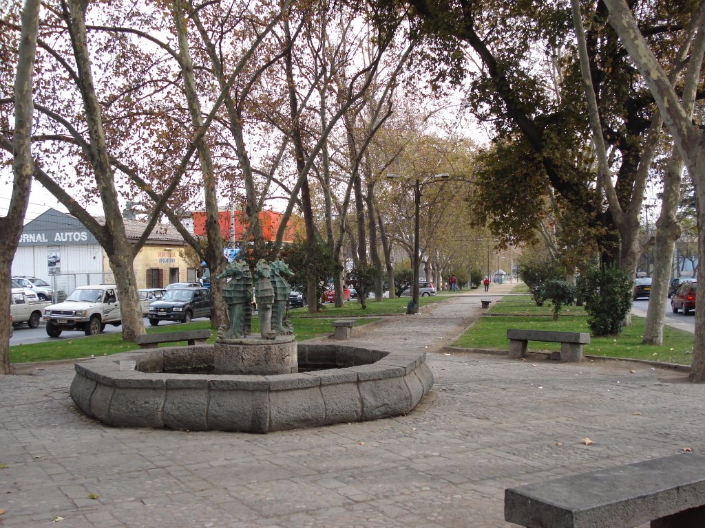 Avenida Argentina. Sector Hospital San Juan de Dios, Los Andes. by MMC/manelo