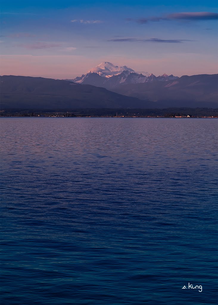 Mt. Baker & Padilla Bay by S. King