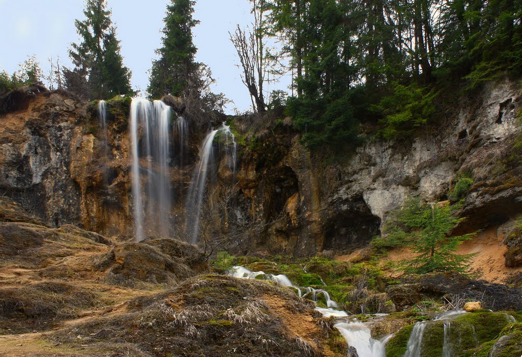 Cascada Pişoaia by Sylvester Nata