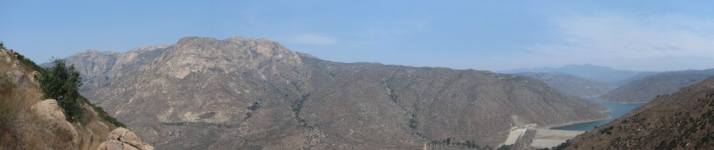 El Cajon Mountain-El Capitan Reservior Panorama by rsduhamel