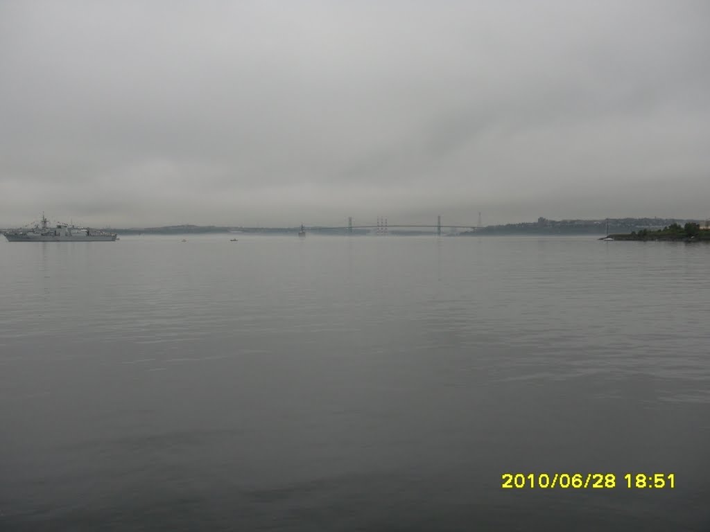 Navy Ships in Bedford Basin by Lucybear