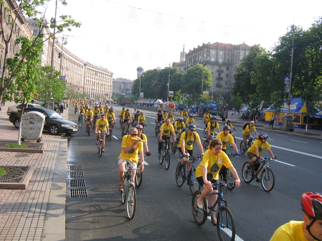 Хрещатик акцiя BikeToWork by Вадим Хоменко