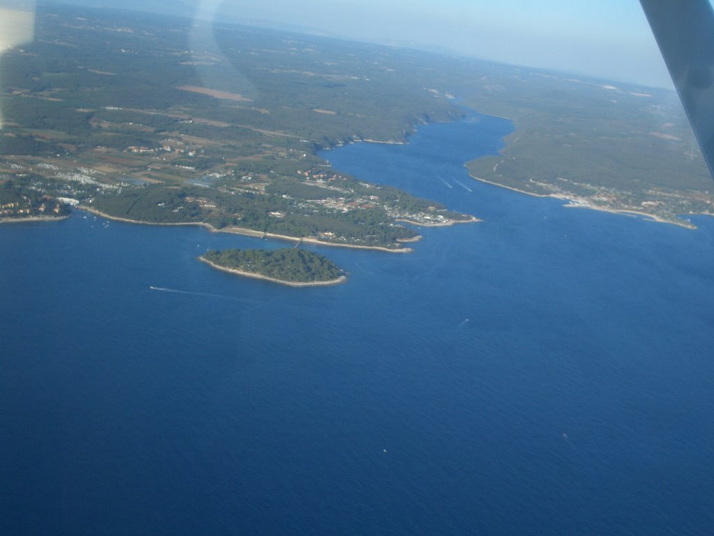 Croatian coast near Vrsar (Aerial view) by licehunter2