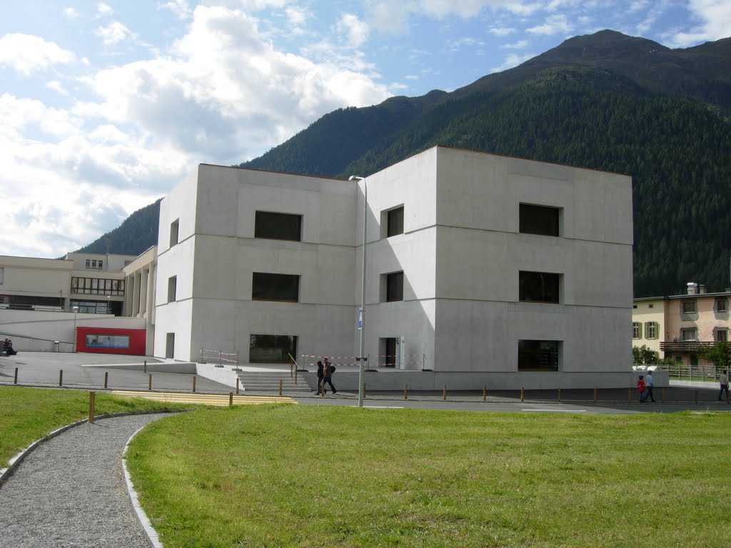 National Park Headquarters, Zernez by Olivier Vuigner