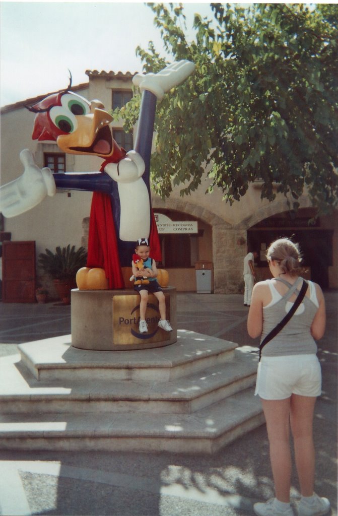 Woody in Port Aventura by Donna Clark