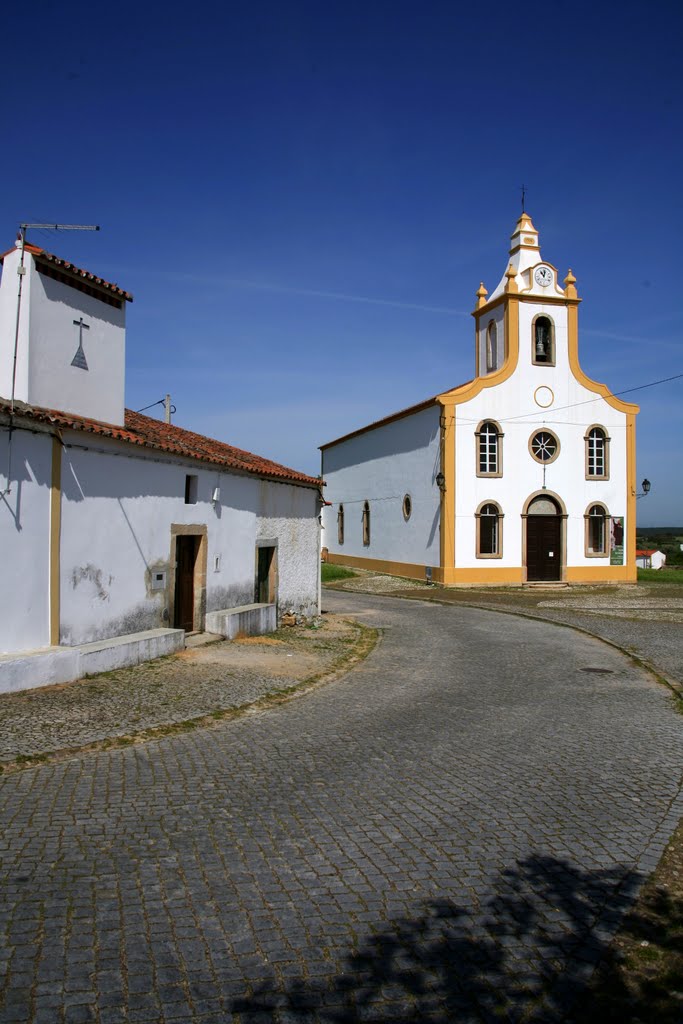 Igreja Matriz, Flor da Rosa, Crato, Alentejo, Portugal by Hans Sterkendries