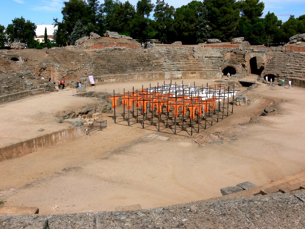 MÉRIDA (Badajoz)-Patrimonio de la Humanidad. Anfiteatro Romano. Siglo I aC. by Carlos Sieiro del Nido