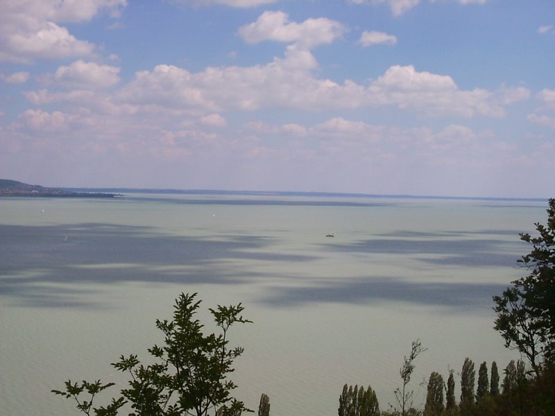 A Balaton Tihanyból by Horváth Miklós