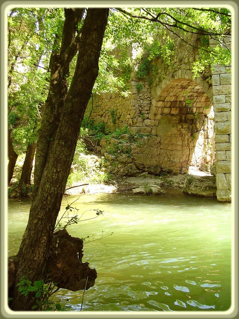 Entrcasteaux II " pont sur la Bresque" http://bouchaudandre.unblog.fr/ by bouchaud andré