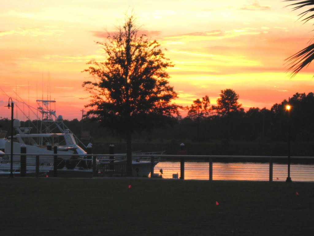 Sunset At The Wharf by plymay