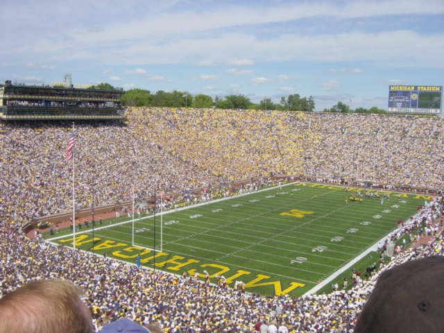 The Big House CMU vs UM by drnickrivera