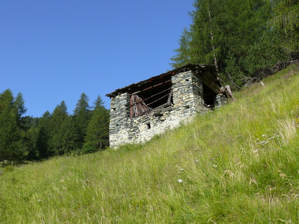 Cascinale all'alpe Lago by Roberto Luinetti