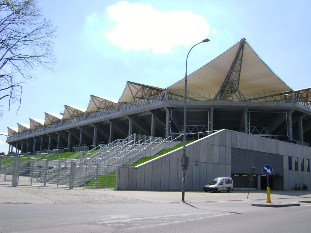 Ul.Łazienkowska stadion Legii-Warszawa.Stadium Legion-Warsaw by Grażka 56