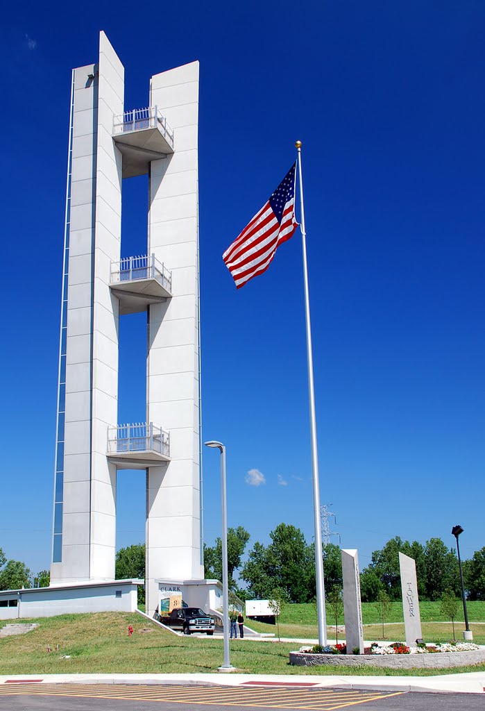 Confluence Tower at Hartford, Illinois by FlyoverCountry