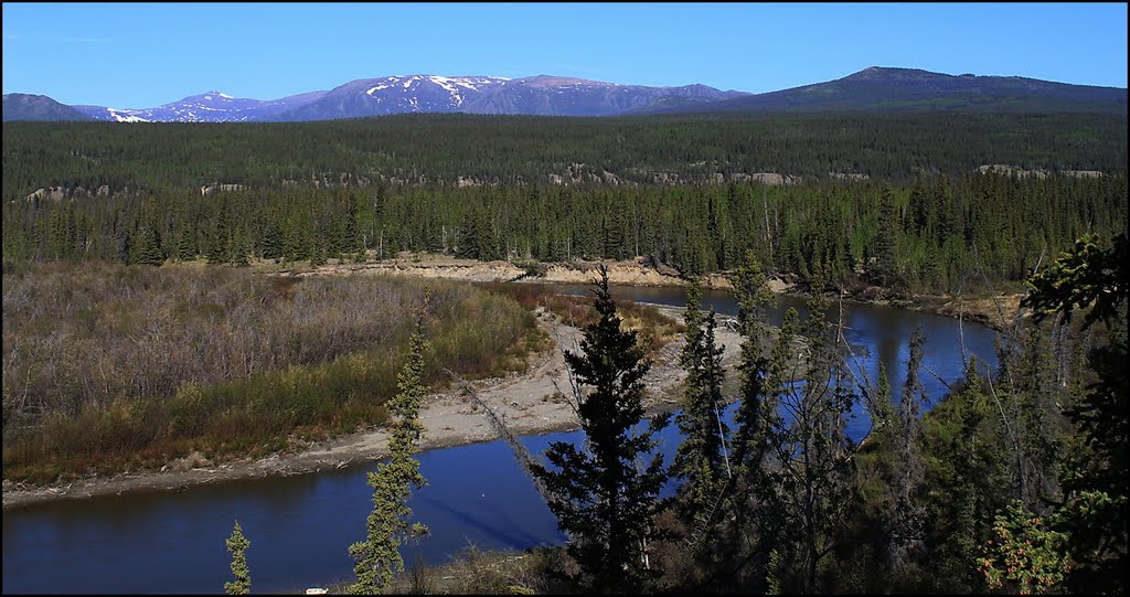 Aishihik River, Canyon, Yukon, Canada ... C by americatramp.the2nd