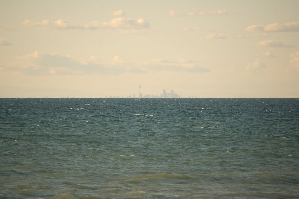 Toronto across Lake Ontario by Eric Marshall