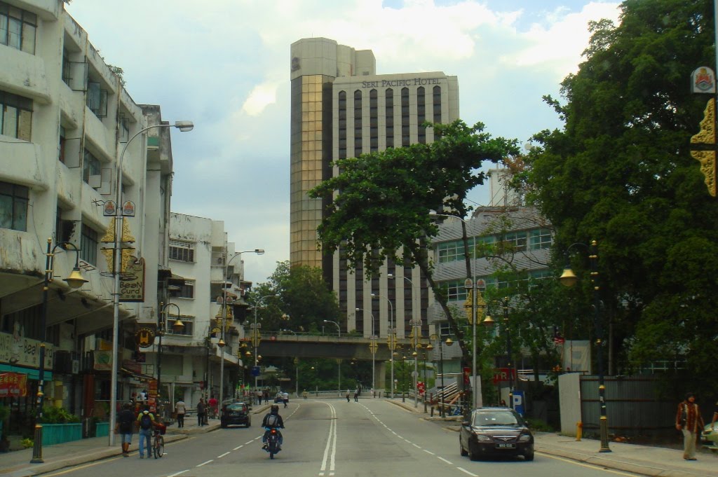 Streetscape view towards ex-Pan Pacific Hotel @ Jalan Putra, KL by A Syaharuddin K