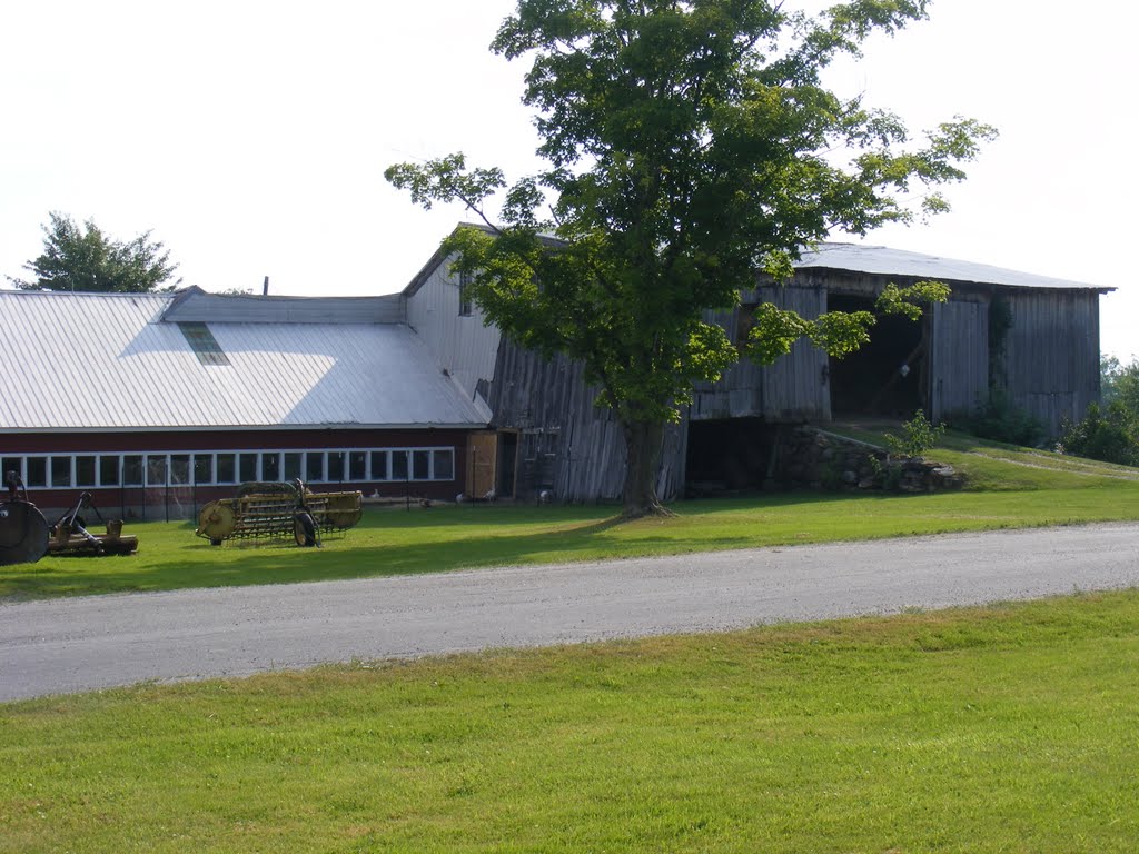 Old barn and new by JBTHEMILKER