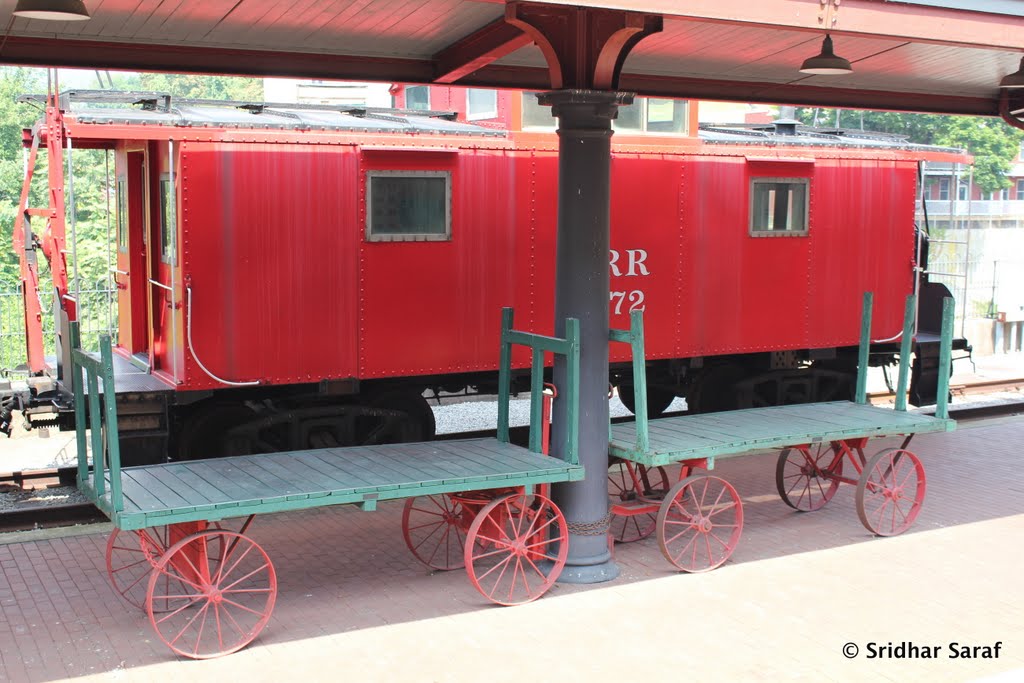 Caboose at Western Maryland Railway Station, Maryland (USA) - June 2010 by Sridhar Saraf