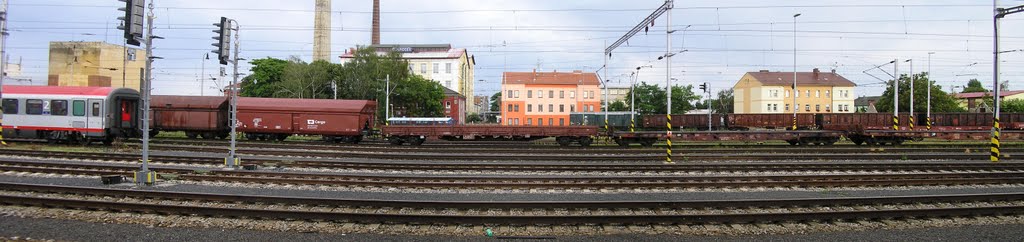 Gumotex - railway station view by m.vykydal