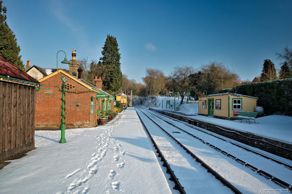 Four marks station in winter by xiod_crlx / dmitry gramoteyev