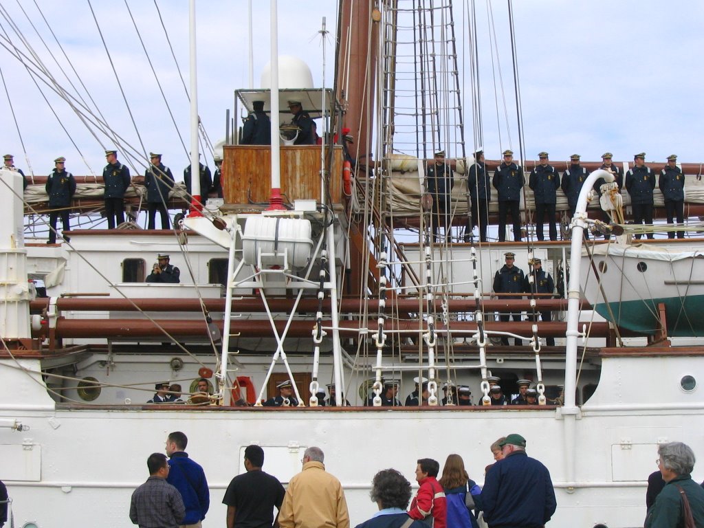 Tall Ship - Juan Sebastian de Elcano by John Bentley