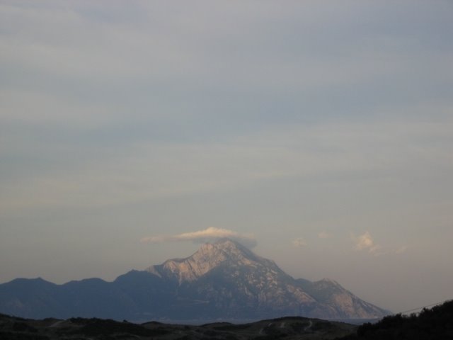 Athos as seen from south sithonia by valencia sonne