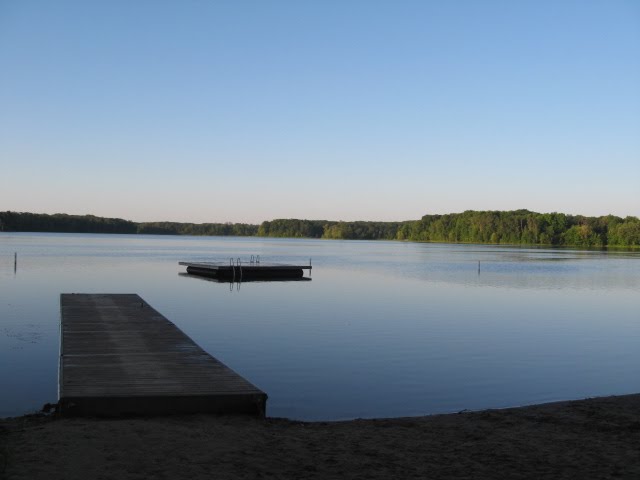 Lake Sagatagon in the morning, July 2010 by Glenn M. Harden