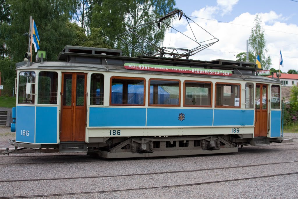 Old tram at tramway museum, Malmköping by OssianF