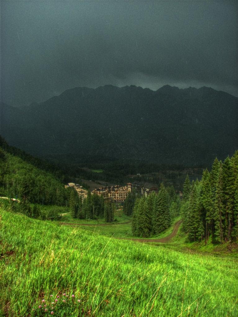 After the storm - Looking towards the "Needles" by David Brown Photography