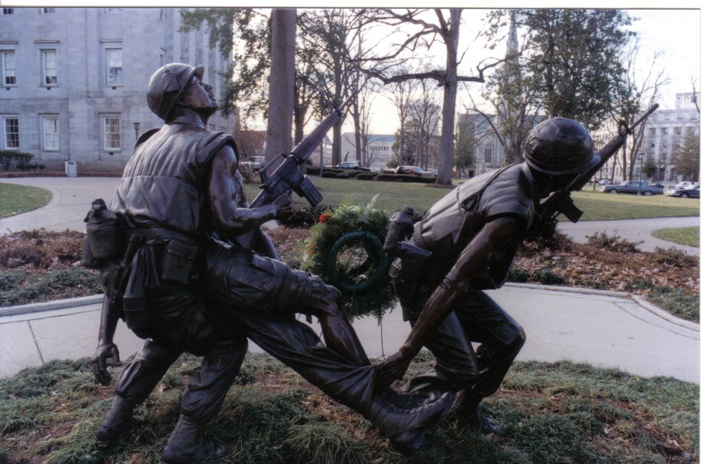 Monument to Vietnam Vets. Close to The North Carolina Capitol by Jorge_Portales