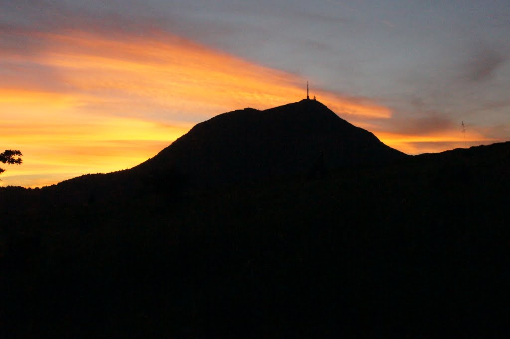 Sunset from Laschamp by Philip Loup