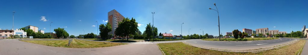 Rondo Insurekcji Kościuszkowskiej, Łódź, panorama by mateuszpigon